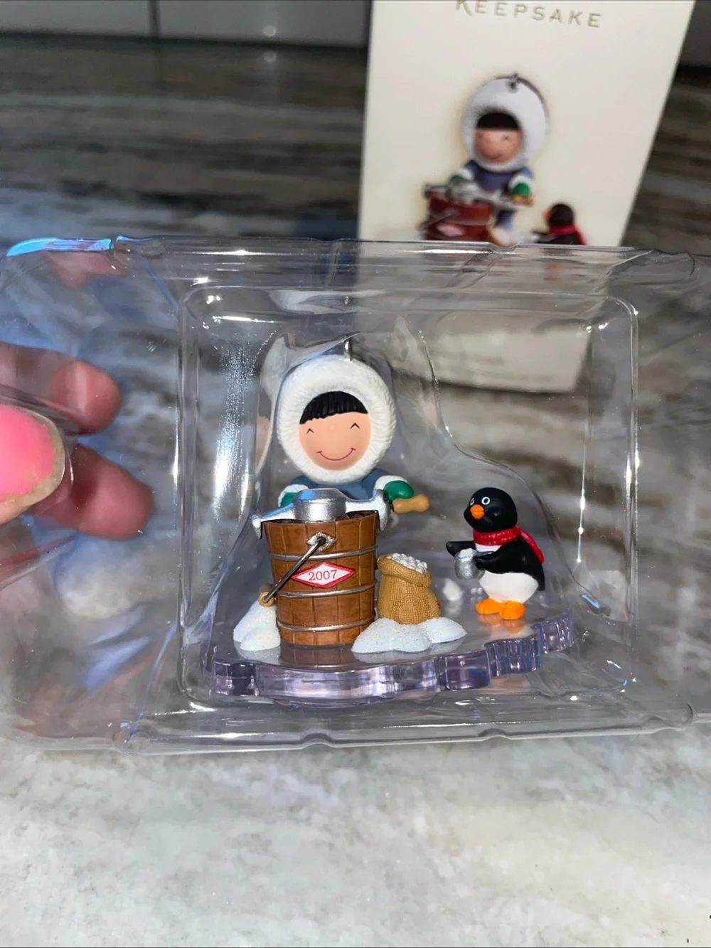 Hallmark 2007 Keepsake Frosty Friends #28 In Series Ornament Ice Cream Maker IOB